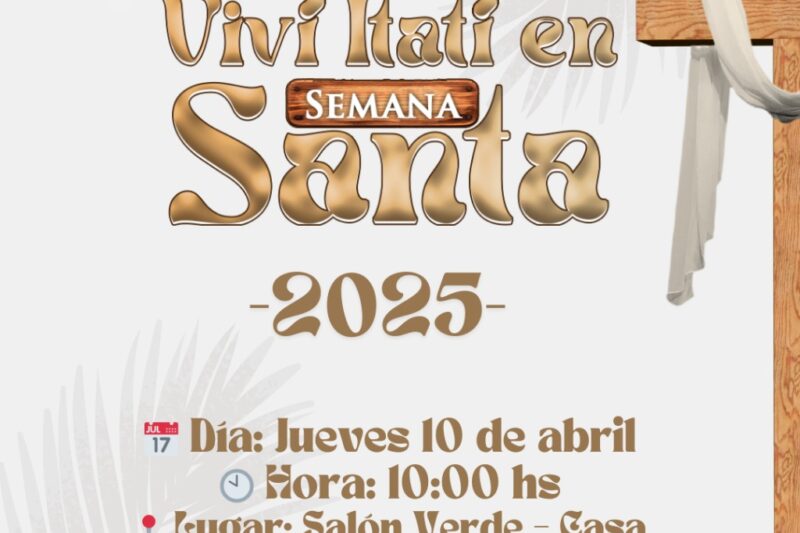 Este jueves presentarán una nueva edición de “Viví Itatí en Semana Santa”